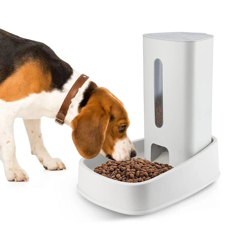 Large Automatic Dog Feeder - 3.8L Capacity, Clog-Free Design